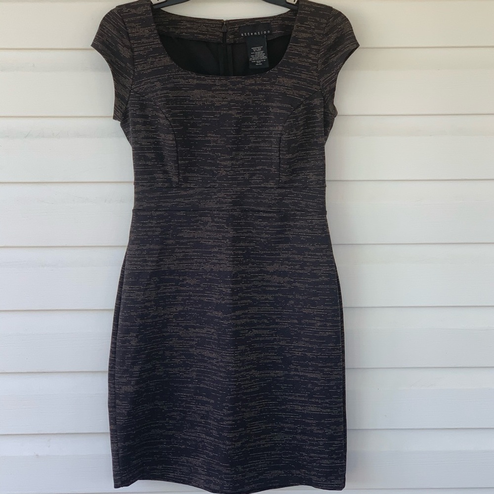 Black and Gold Dress